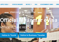 E-visa électronique Birmanie